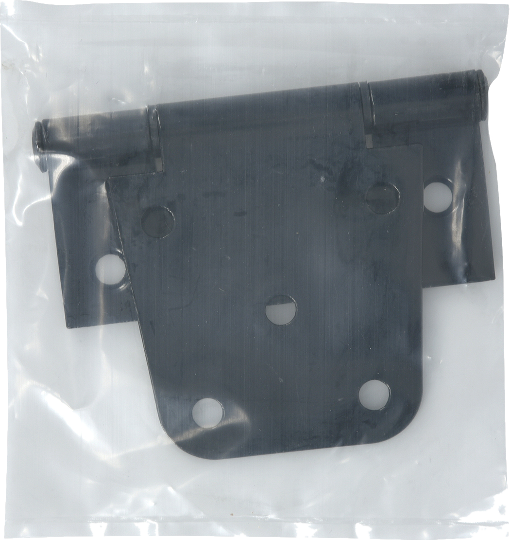 Hardware Essentials 3-1/2" Heavy Duty T-Hinge Black, 2-Pack