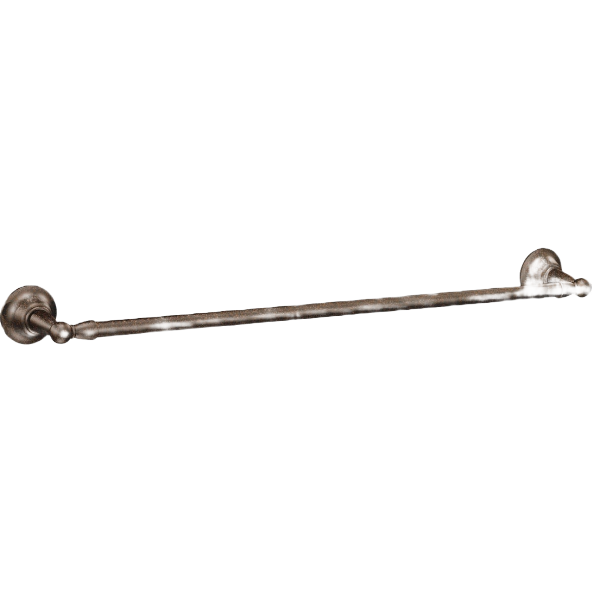 Oil rubbed bronze 18-inch towel bar with classic mounting brackets for home improvement and bathroom organization