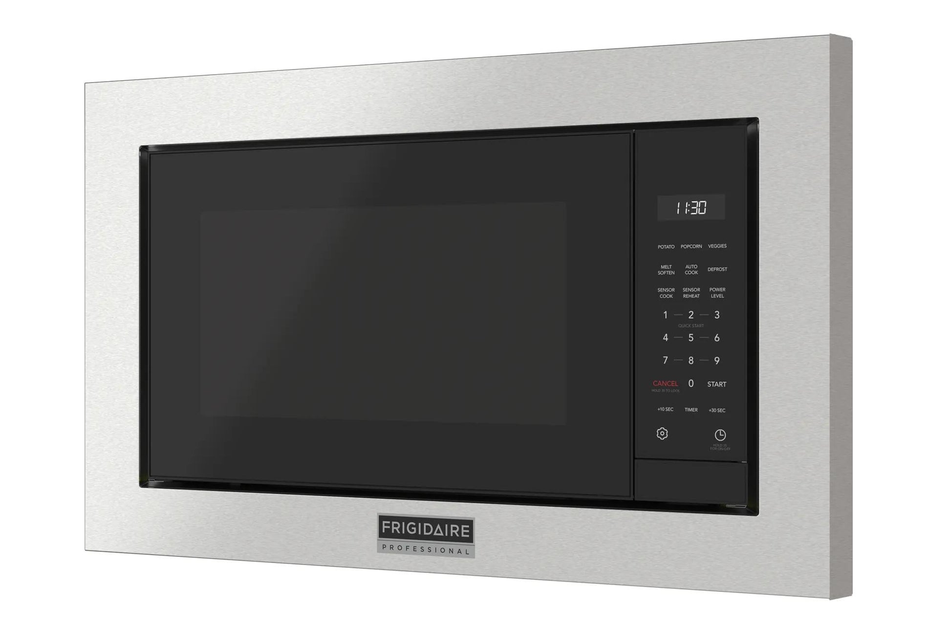 Built-in microwave with stainless steel trim kit and digital control panel from Microwave Parts & Accessories collection