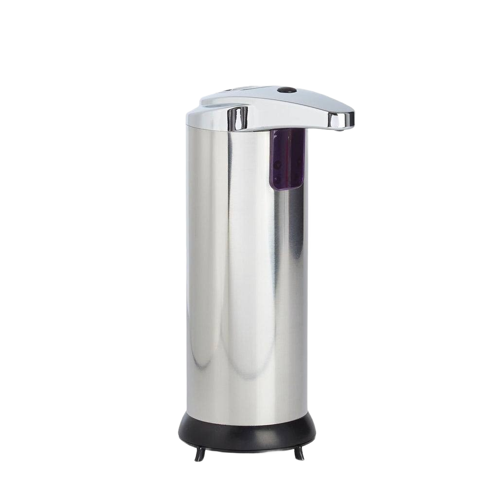 Automatic stainless steel soap dispenser with push button for bathroom and safety accessibility use under $50 collection