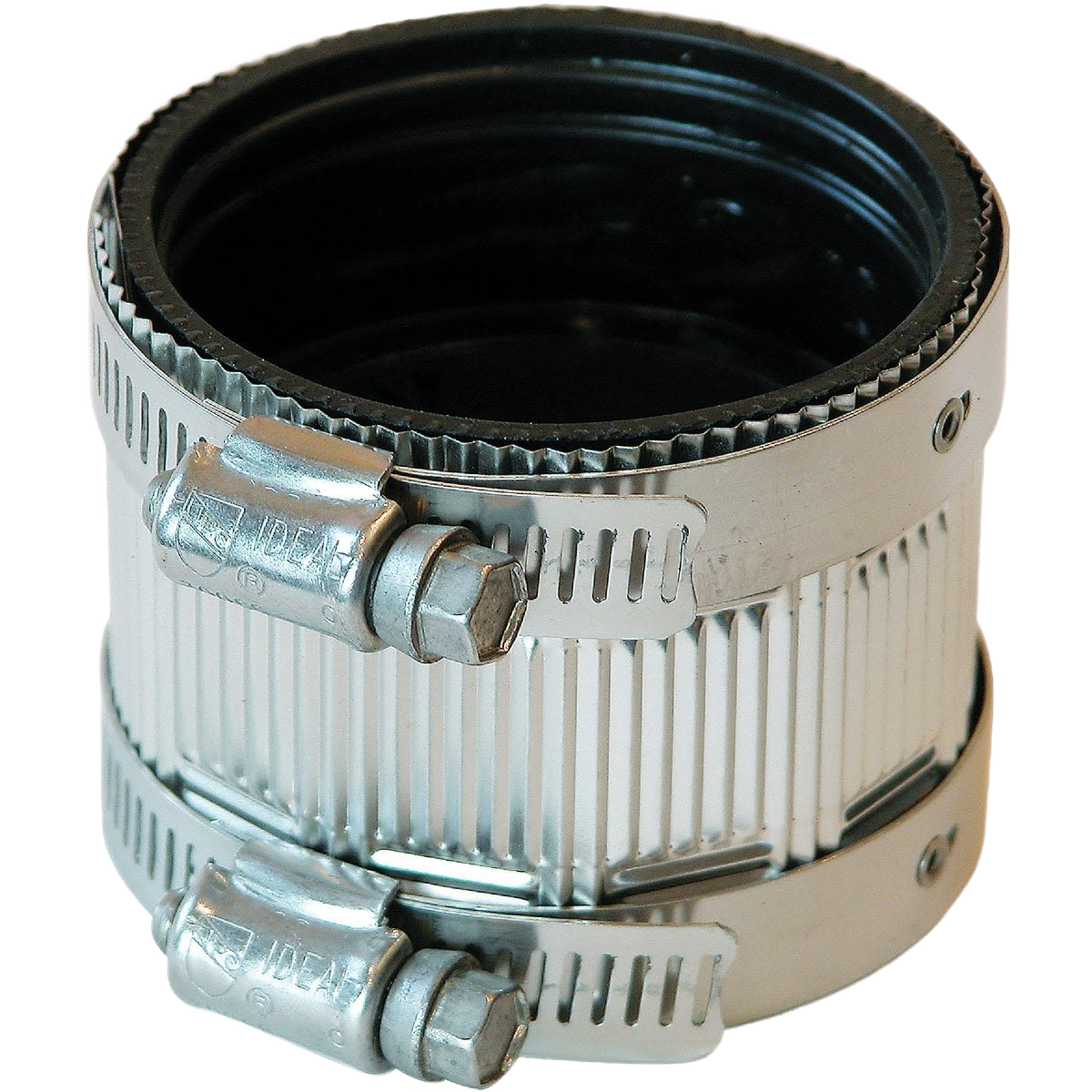 Black Swan neoprene no-hub coupling with metal clamps for plumbing in Plumbing Accessories and Under $50 collections
