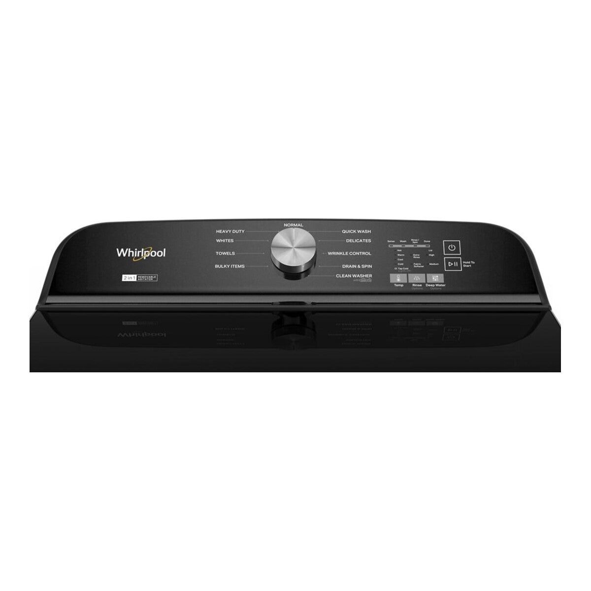 5.2-5.3 Cu. Ft. Whirlpool® Top Load Washer with Removable Agitator