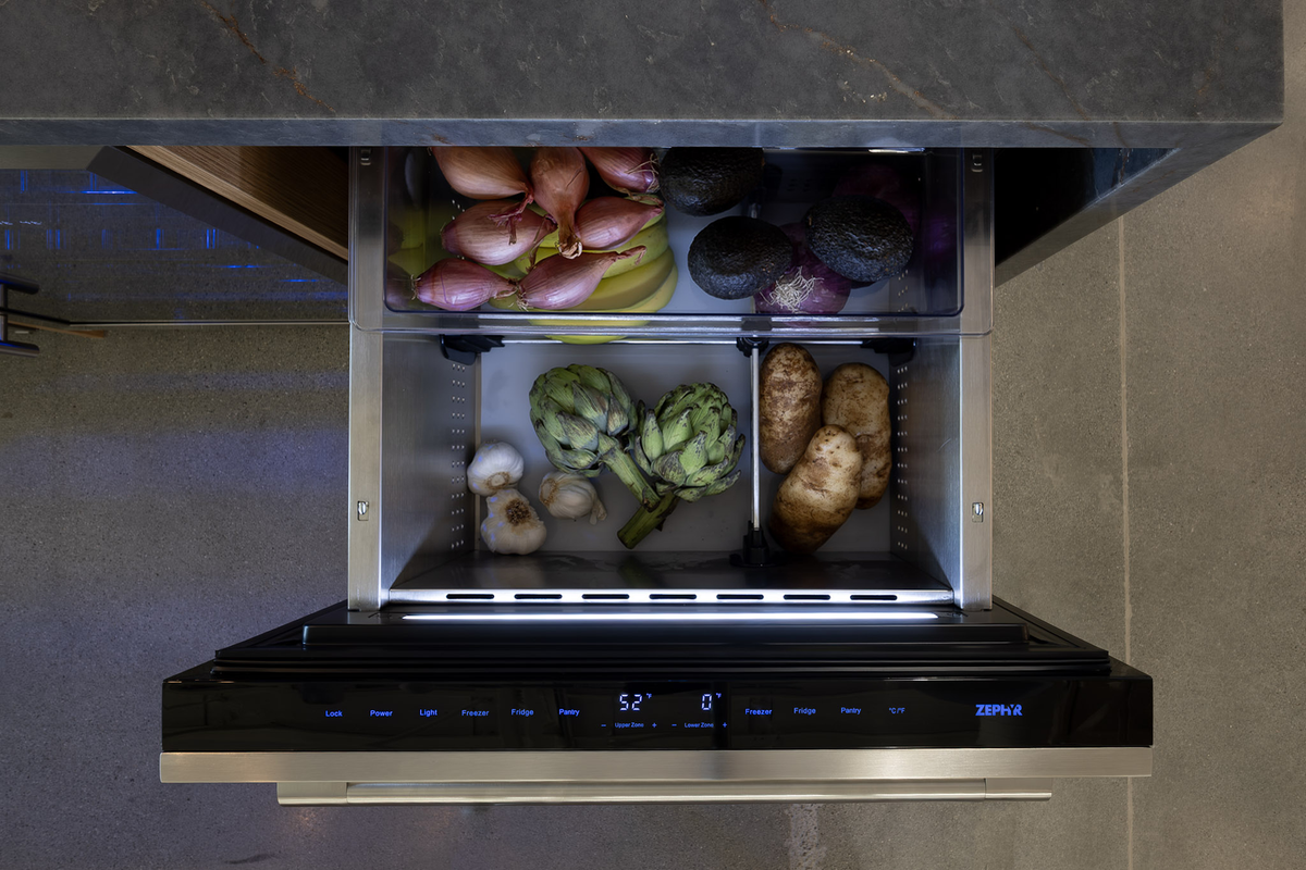 Presrv Refrigerator Freezer Drawers, 24in, SS