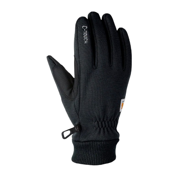 Carhartt Men's Black C-Touch Knit Winter Gloves – Warm