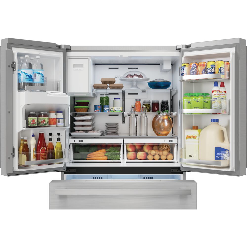 21.6 CF Counter-Depth 4-Door French Door, Dispenser