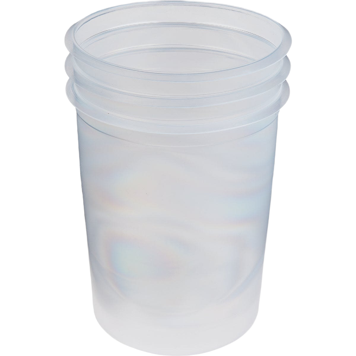 Clear plastic paint bag liner designed for easy indoor and outdoor use in paint sprayers and supplies collection
