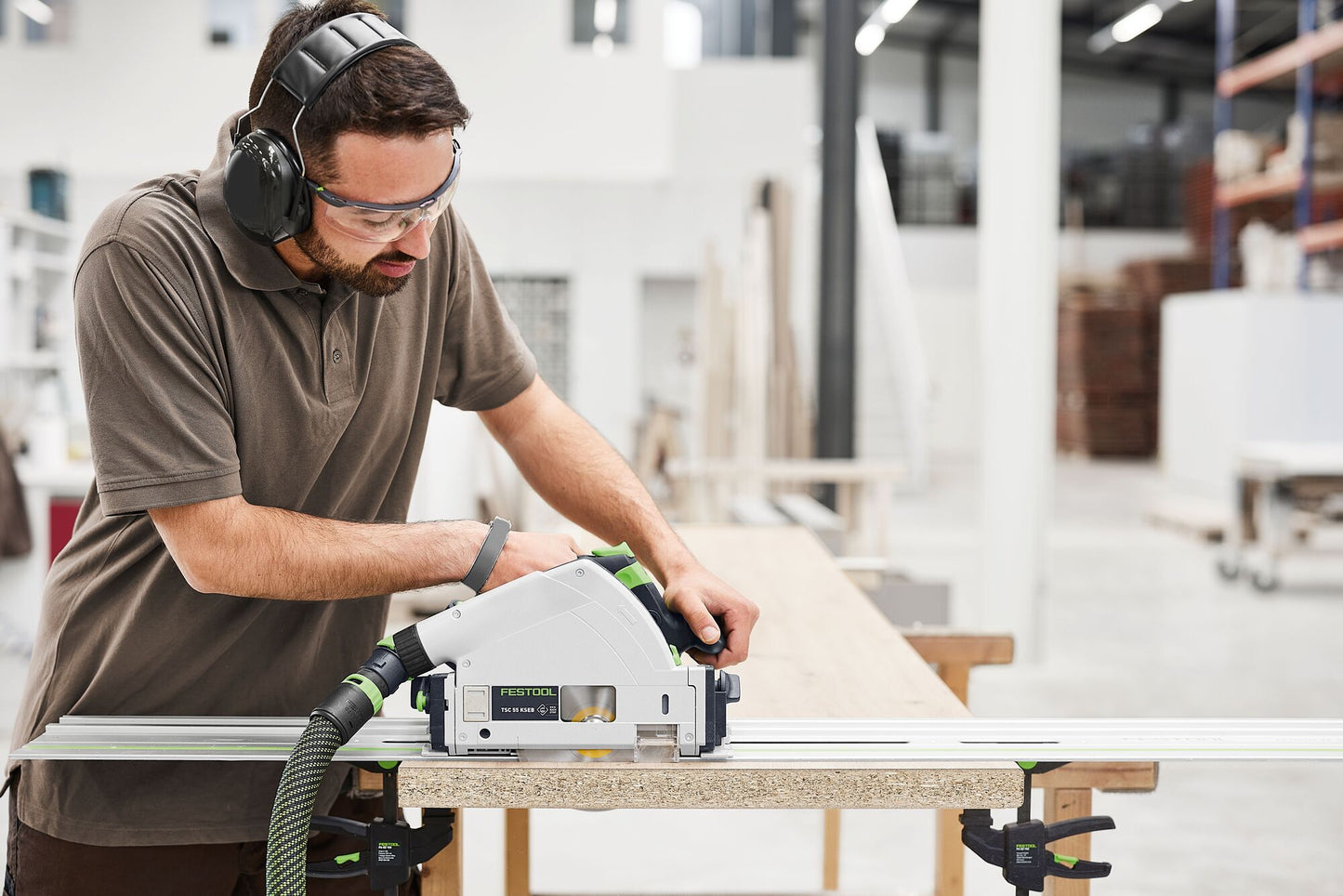 Festool 577991 Cordless Track Saw TSC 55 KSEB-Basic