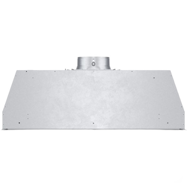 Stainless steel custom insert hood for built-in installation in Thermador range hoods and kitchen appliances collection