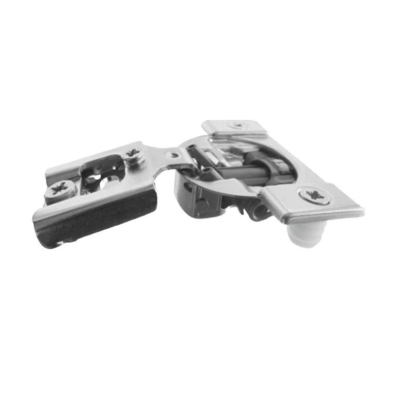 Compact metal hinge with soft-close feature designed for cabinet hardware and home improvement projects under $50 category