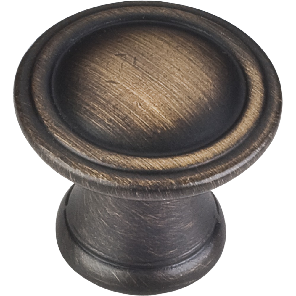 Antique brushed satin brass cabinet knob for furniture hardware in home improvement and under $50 collection