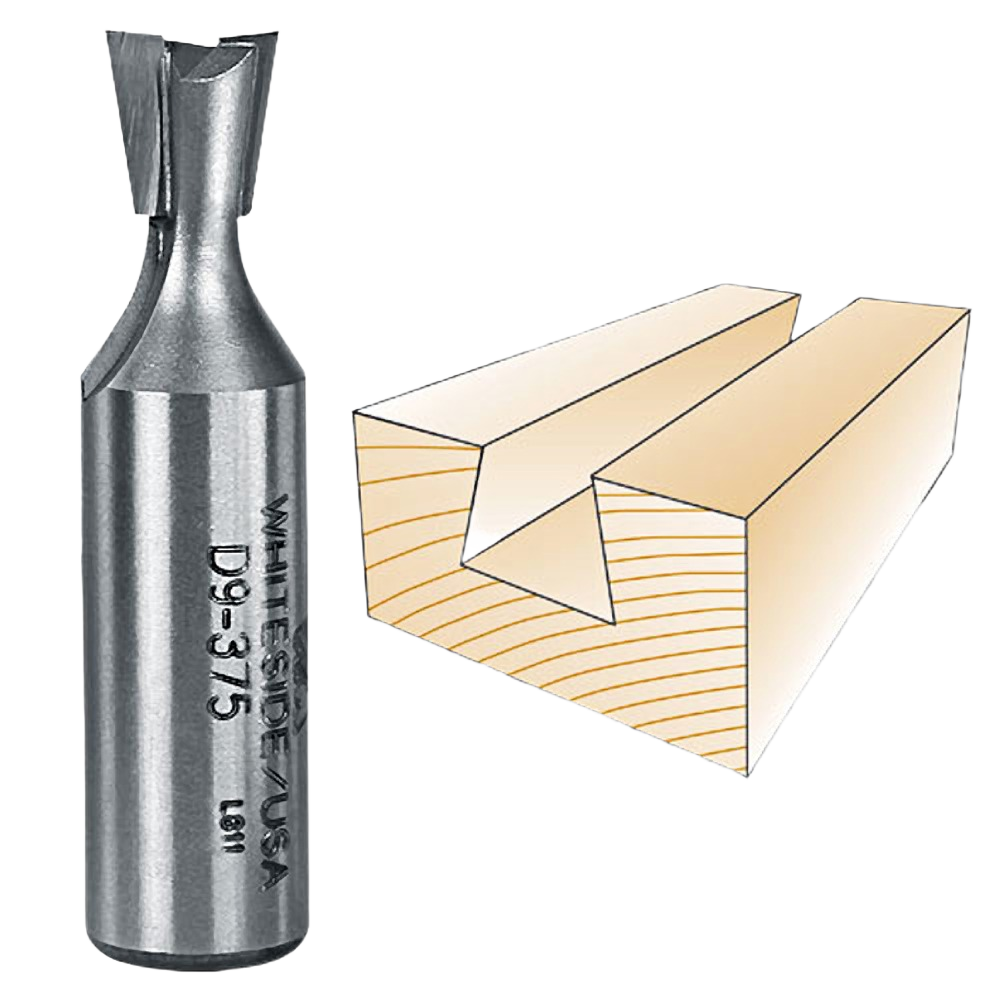 High-quality carbide-tipped dovetail bit for woodworking tasks in tool accessories and drill bits collections under $50