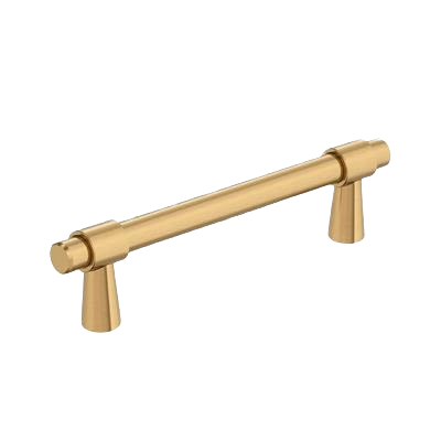 Champagne bronze cabinet pull with mid-century modern design for hardware and furniture accessories under $50 collection