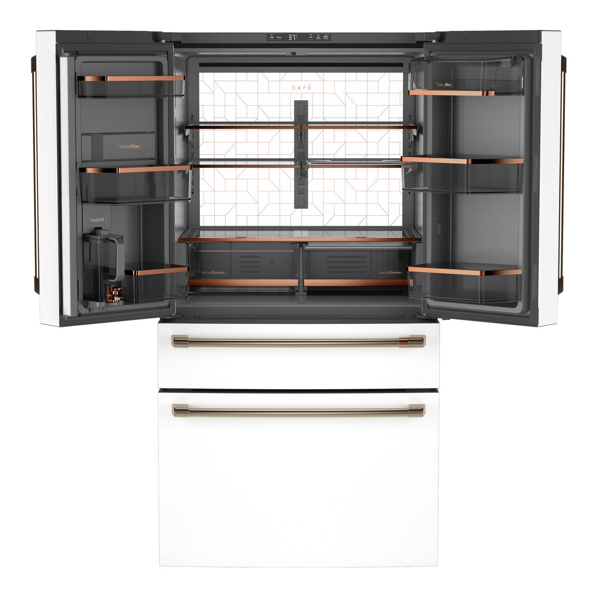 CAFÉ™ ENERGY STAR® 28.7 Cu. Ft. Smart 4-Door French-Door Refrigerator With Dual-Dispense AutoFill Pitcher