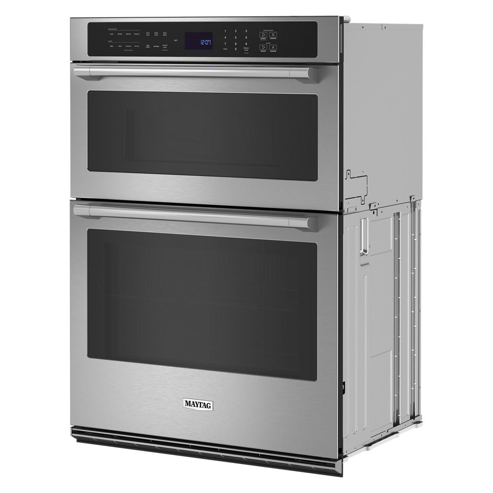 Stainless steel 30-inch wall oven microwave combo with digital controls from Kitchen & Kitchenware at Hartville Hardware