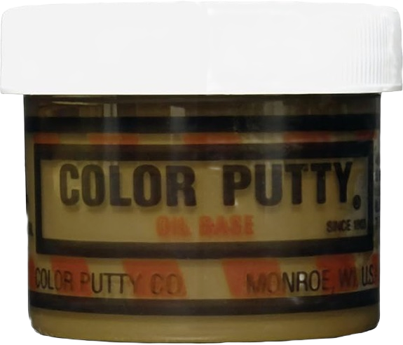 Container of dark walnut oil-based wood filler for patching and finishing in sanding and repair tools under $50 collection