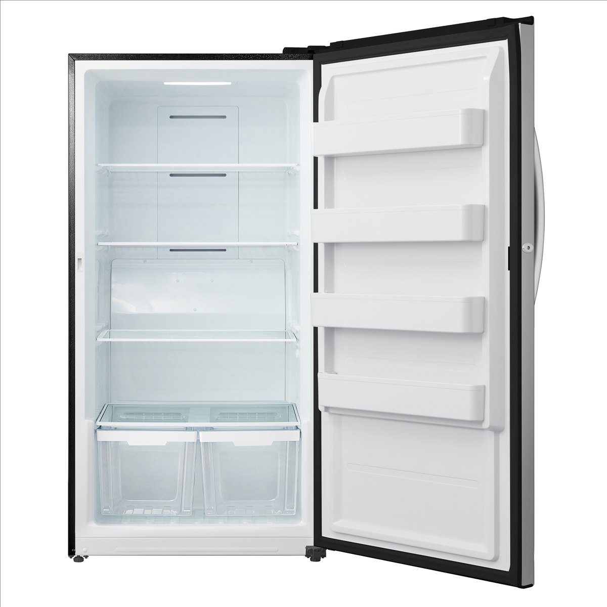 Element Electronics 17.0 cu. ft. Upright Convertible Freezer/Refrigerator - Stainless Steel, ENERGY STAR (EUF17CECS)