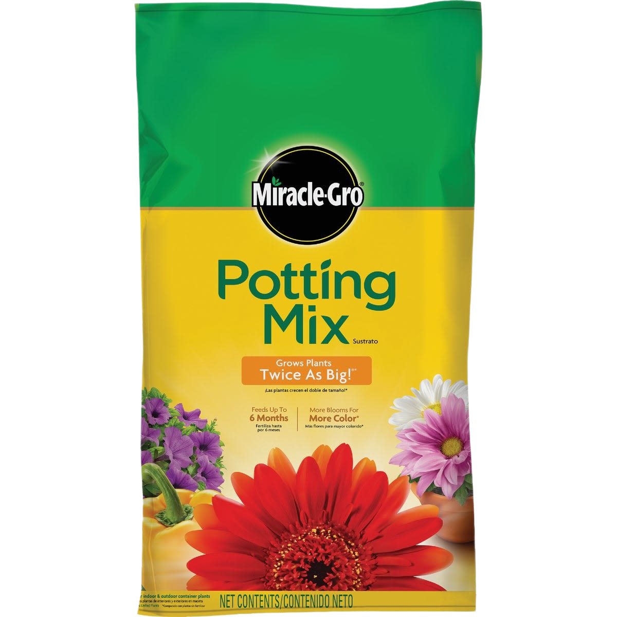 Miracle-Gro potting mix bag for indoor and outdoor plants in gardening and lawn care collections under $50