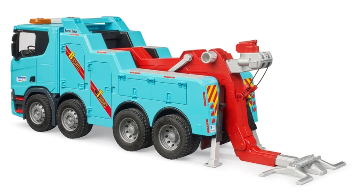 Bruder 03553 Scania Super 560R Recovery and Towing Truck with Light and Sound Module