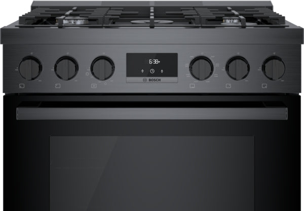 800 Series, Dual Fuel Freestanding Range, 30'', Black Stainless Steel