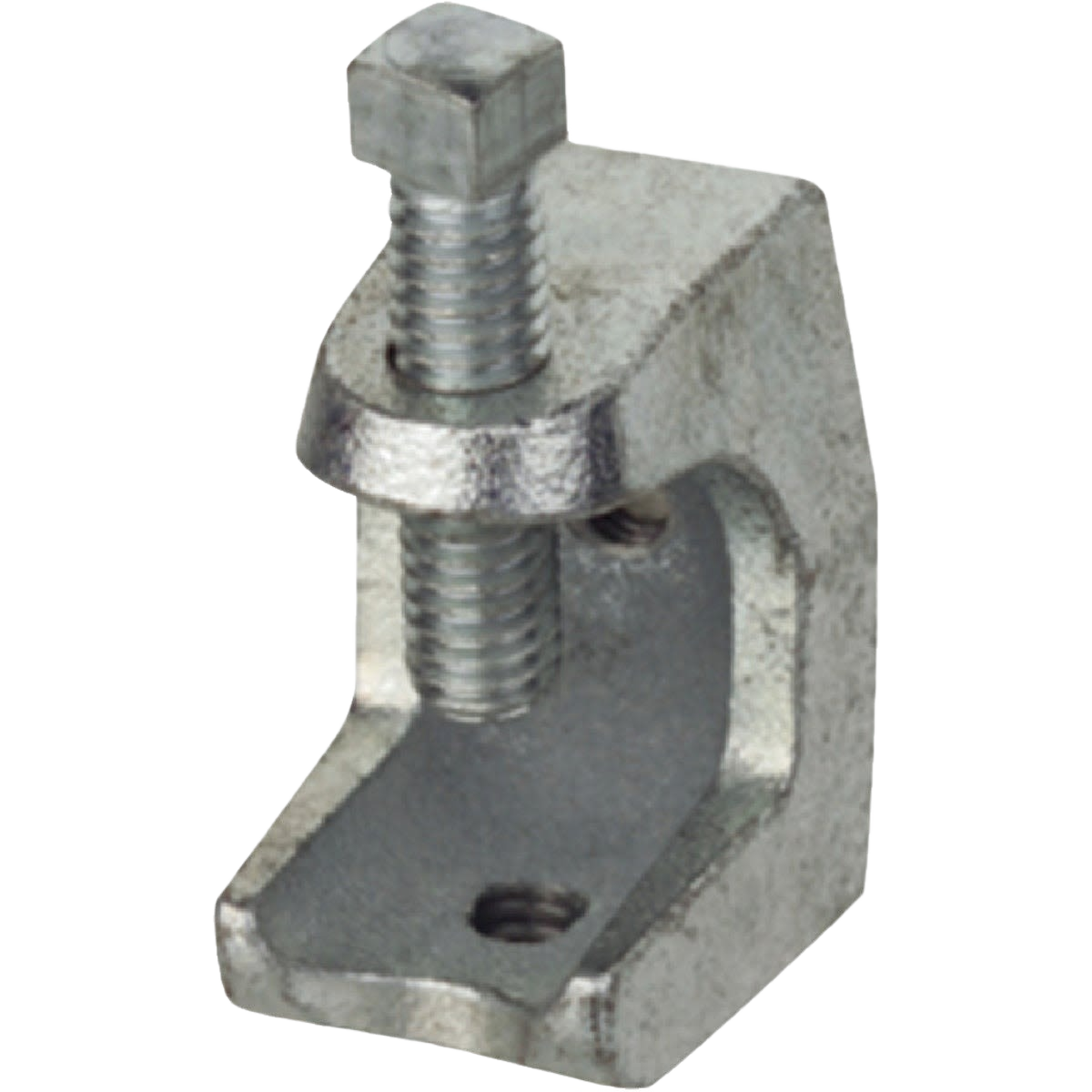 Electroplated zinc iron beam clamp with threaded bolt for secure attachment in electrical and home improvement projects under $50 collection