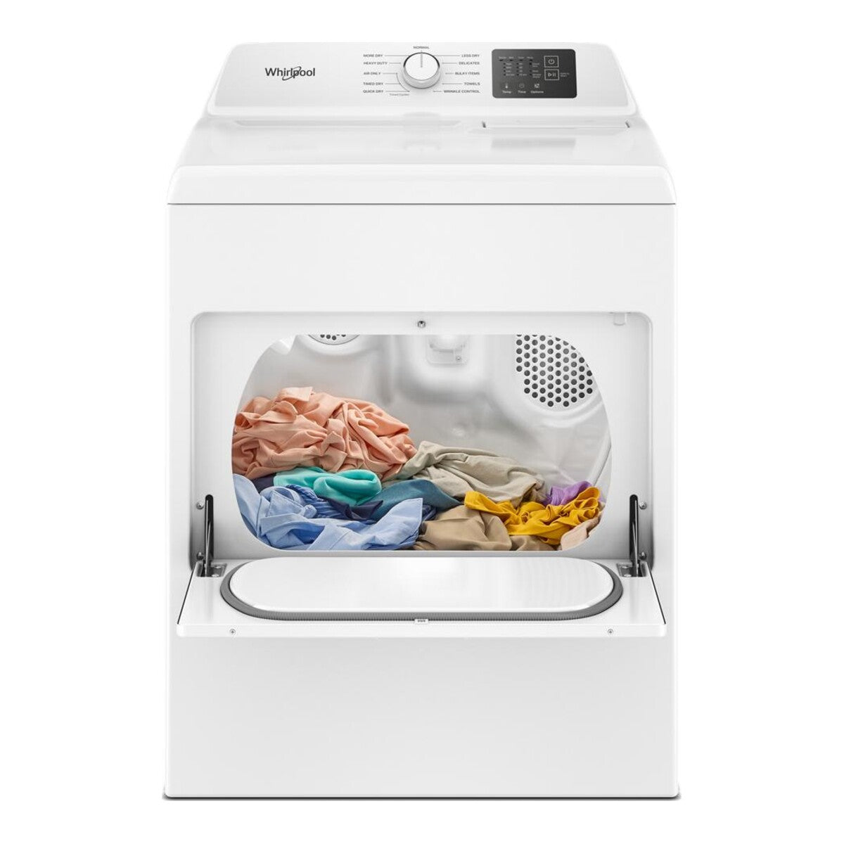 7.0 cu. ft. Electric Dryer with Adaptive Dry and Wrinkle Shield™ option - Vented Top Load Matching