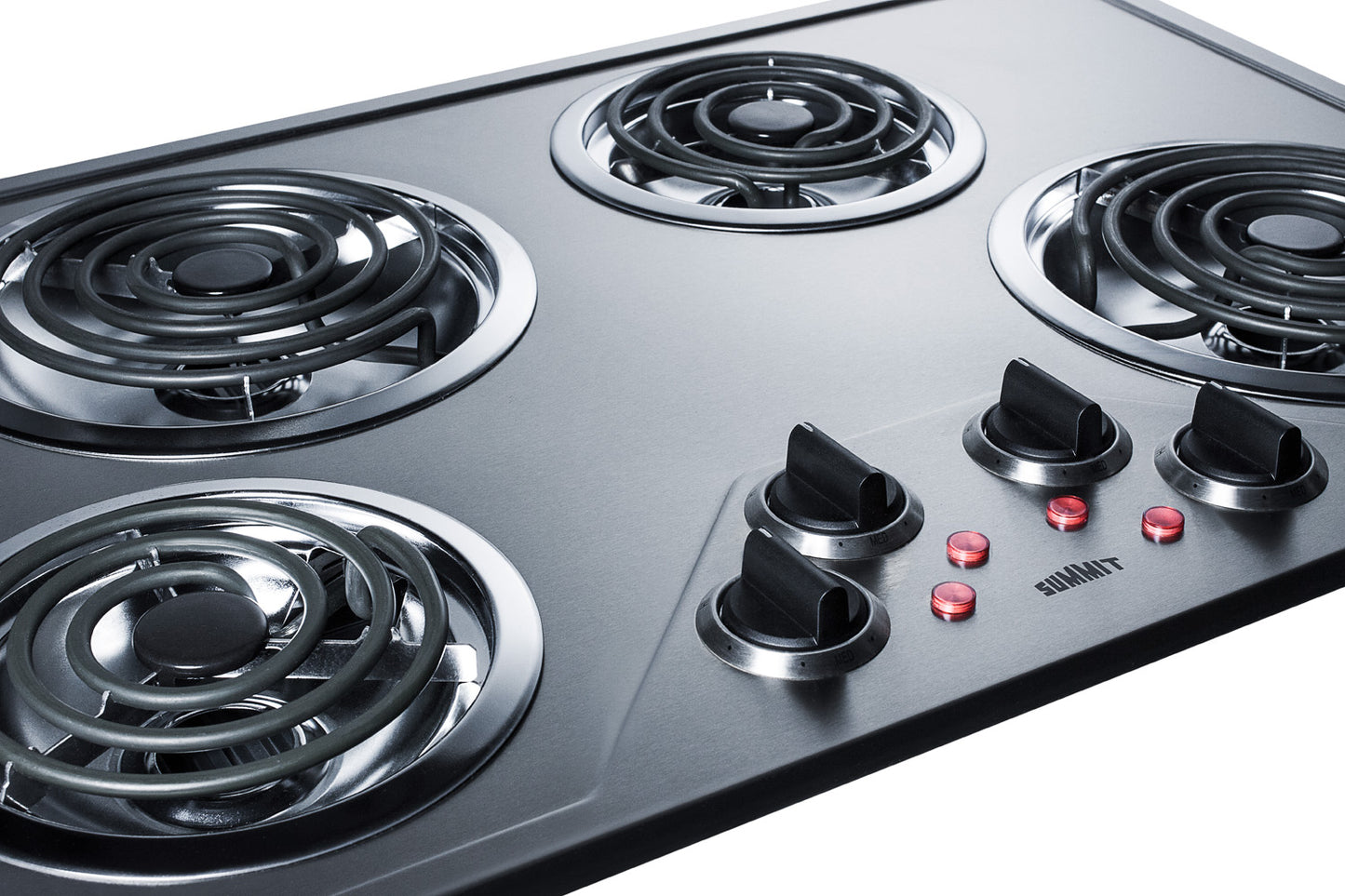29" Wide 230V 4-Burner Coil Cooktop