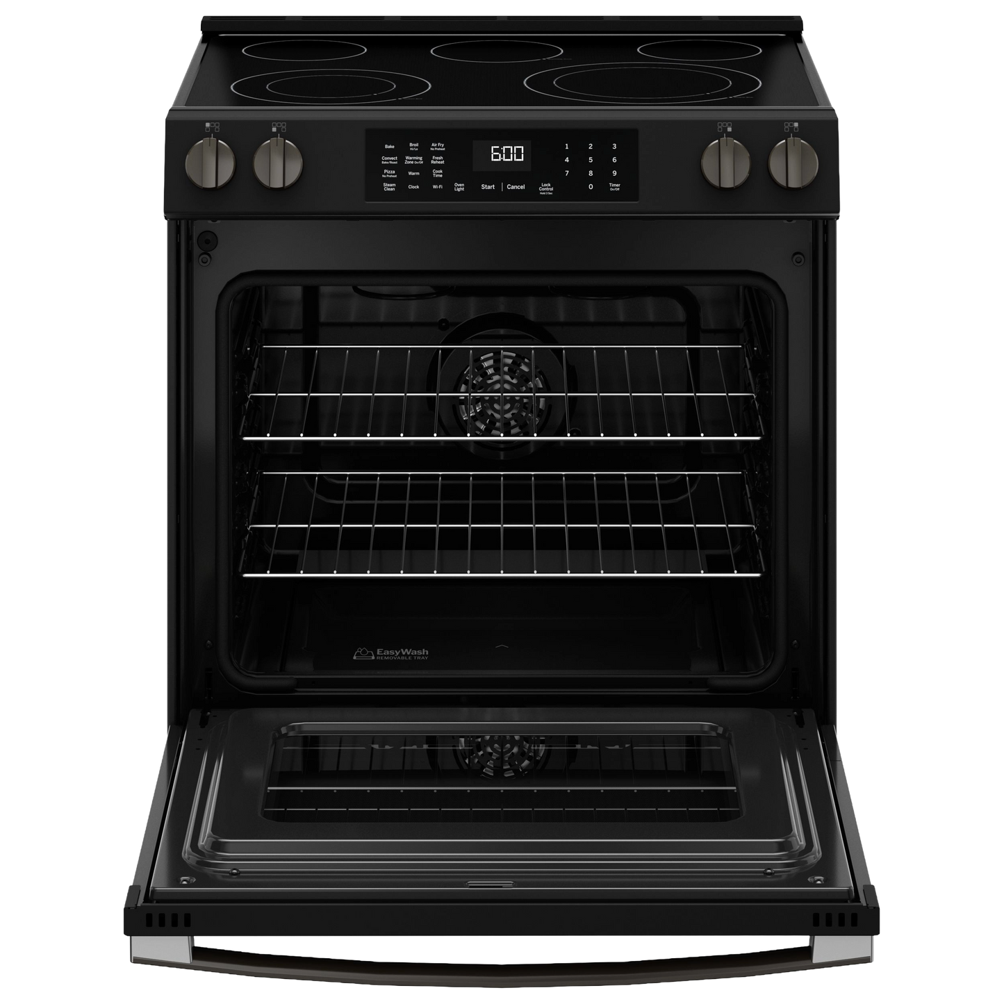 GE® ENERGY STAR® 30" Slide-In Electric Convection Range with No Preheat Air Fry and EasyWash™ Oven Tray