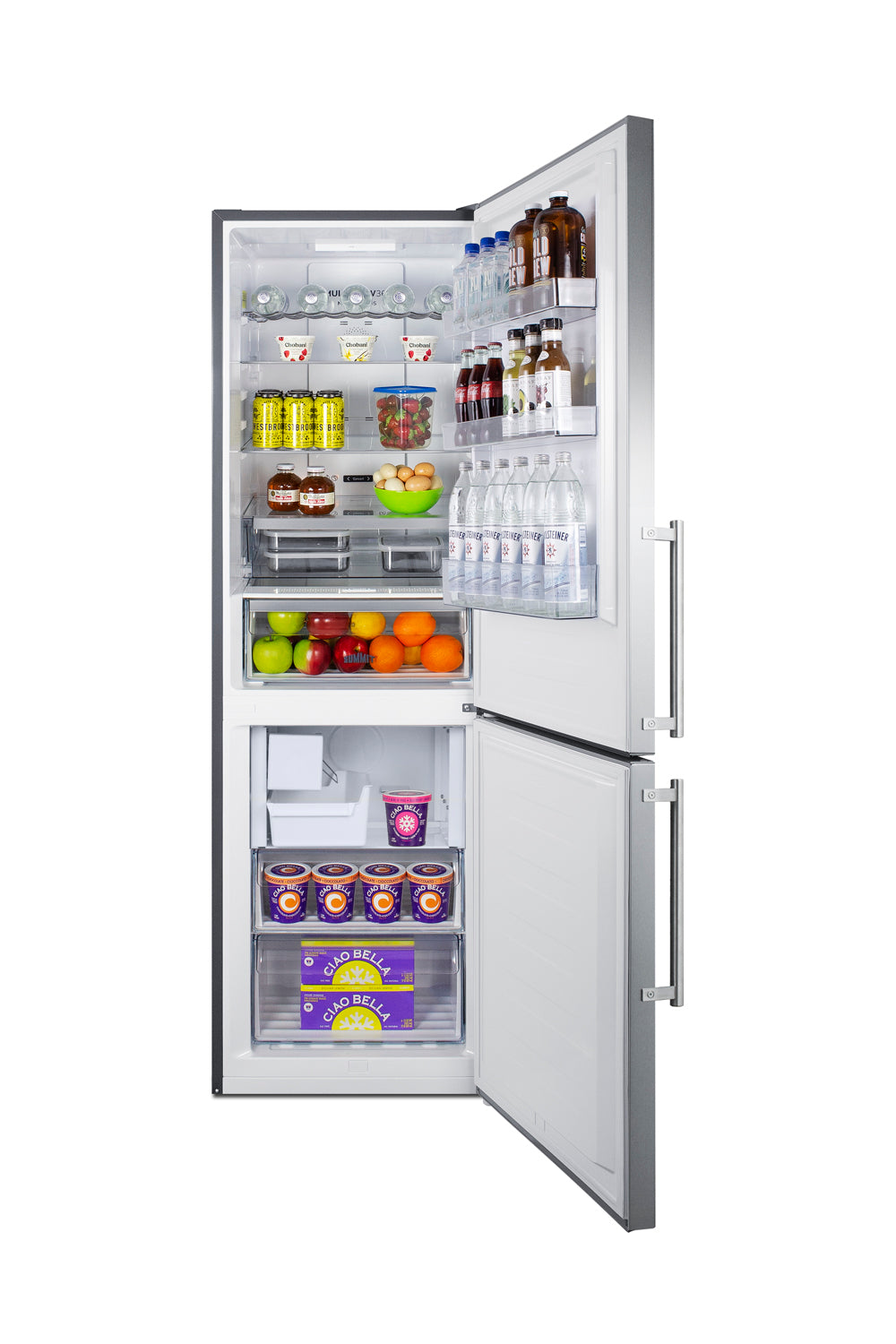 24" Wide Bottom Freezer Refrigerator with Icemaker