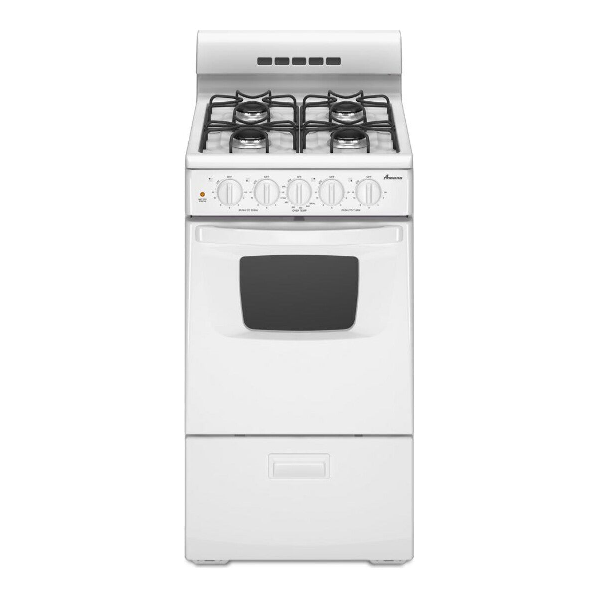 20-inch Gas Range with Compact Oven Capacity