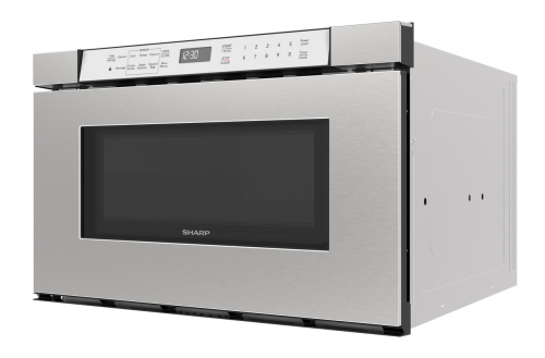 24" Microwave Drawer with 1.2 cu ft cavity,  950W, Sensor, angled touch