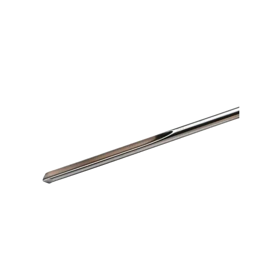 Half-inch fingernail bowl gouge blade in polished steel for precision woodworking and home improvement tools
