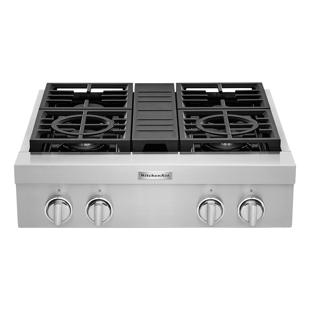 KitchenAid® 30'' 4-Burner Commercial-Style Gas Rangetop