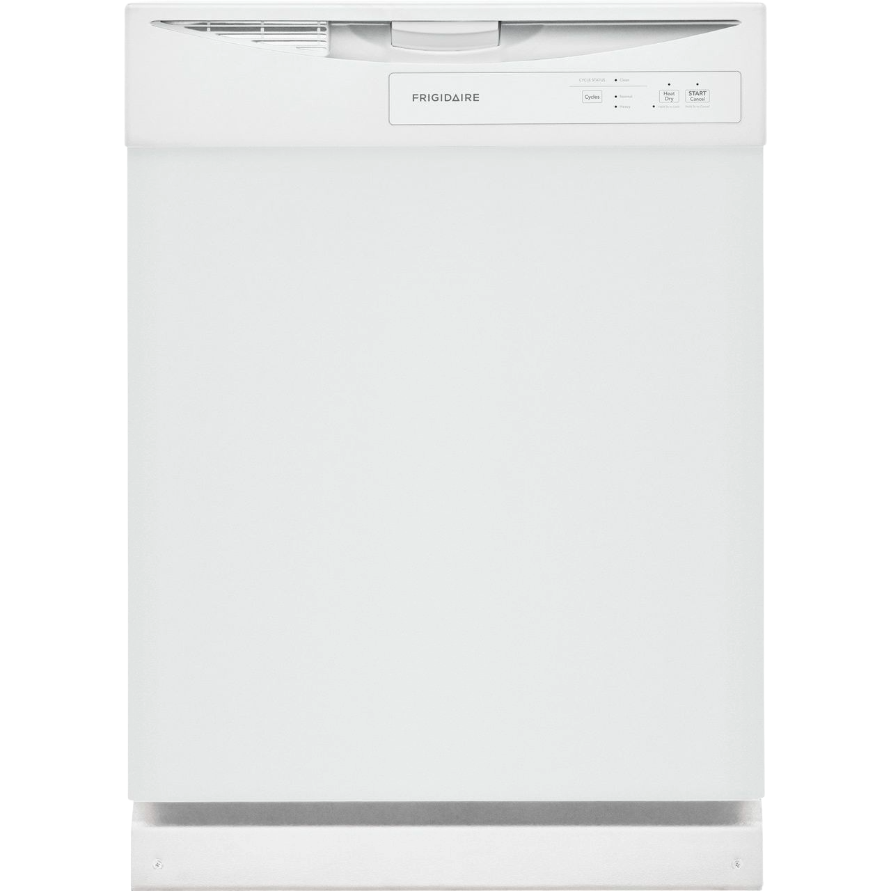 White built-in dishwasher with top control panel for kitchens in Dishwashers and Home Improvement collections