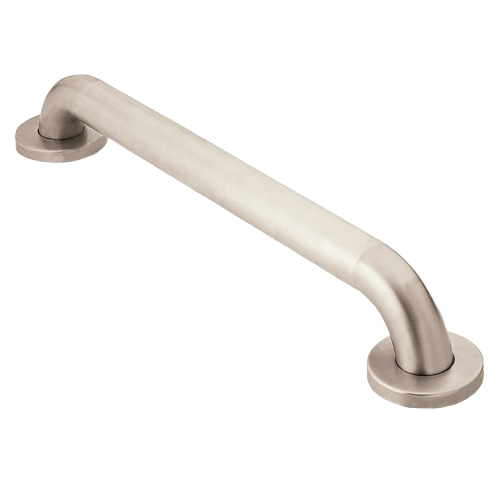 42-inch textured stainless steel grab bar with concealed mounting for bathroom safety and accessibility support
