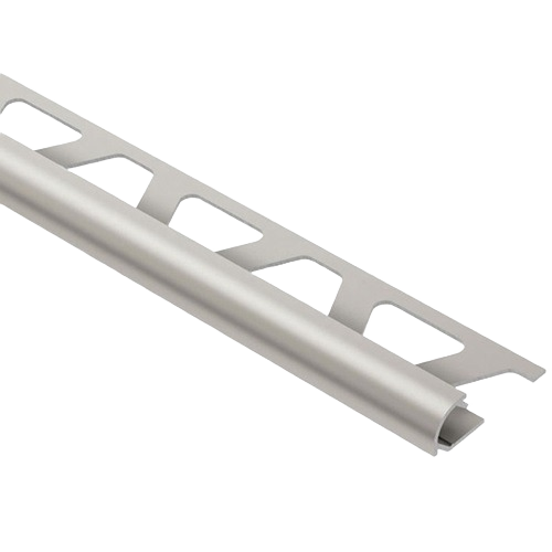 3/8 inch anodized aluminum tile edge trim in satin nickel for flooring and tile projects under $50