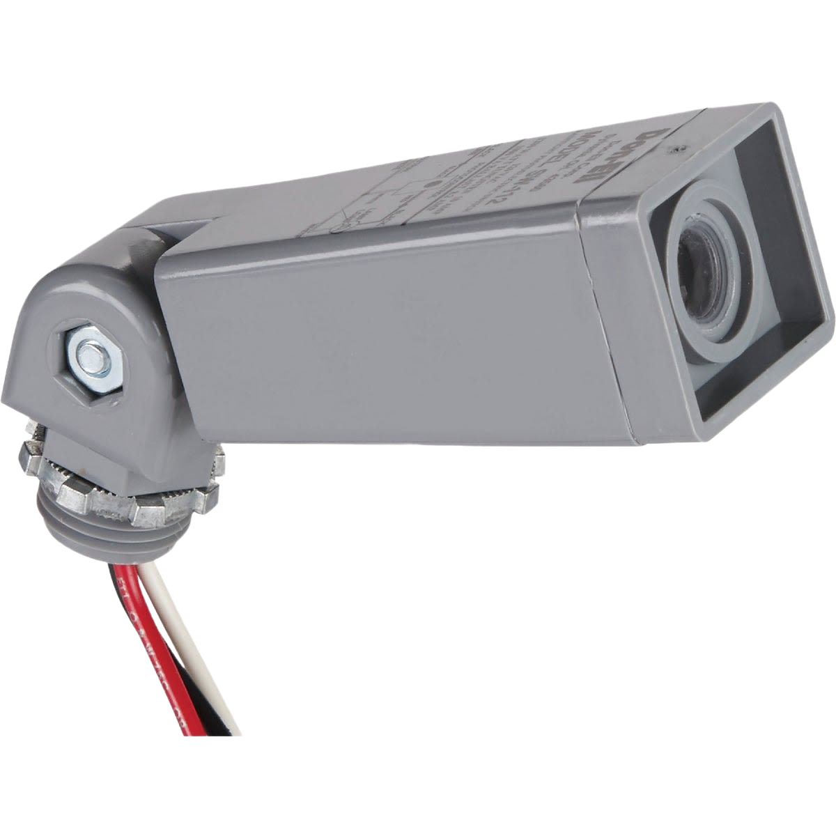 Heavy-duty swivel base photocell lamp control with adjustable mounting and weather-resistant housing for outdoor lighting tasks