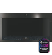 Black over-the-range sensor microwave with digital display and touch controls from kitchen appliances collection