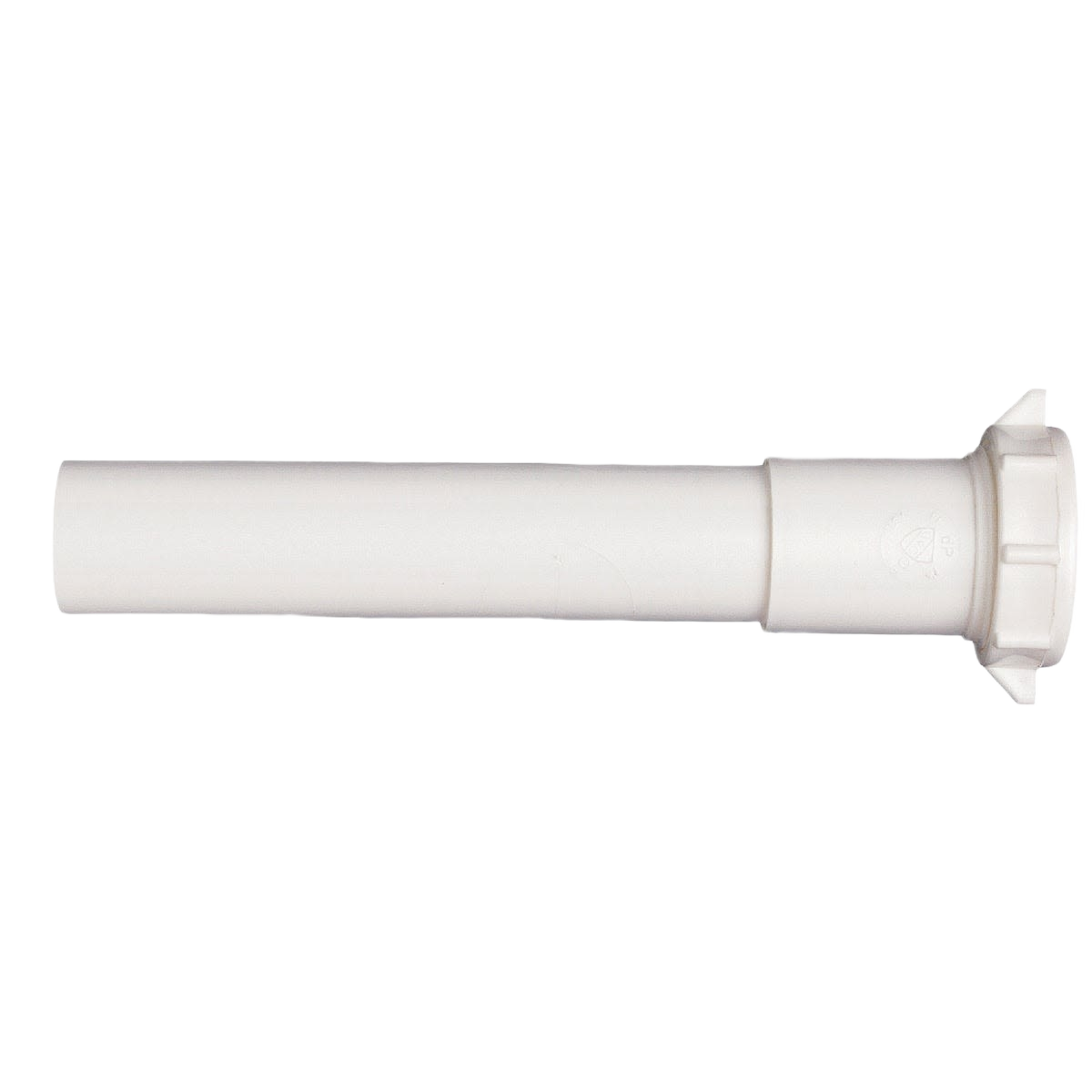 White plastic slip-joint extension tube for plumbing repairs in Drain Repair & Parts and Plumbing Accessories collections