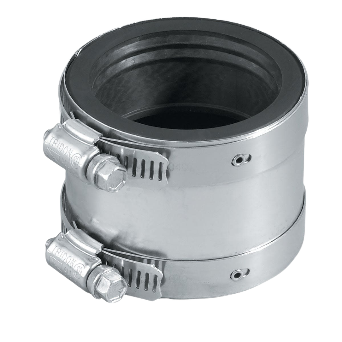 Metal shielded transition coupling with dual hose clamps for plumbing and home improvement use under $50 collection