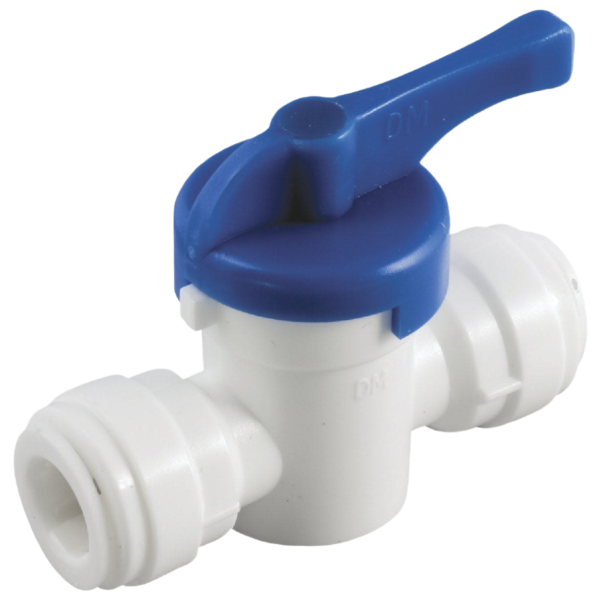 Plastic push-in ball valve with blue handle for plumbing and pipes & fittings collection under $25 and under $50