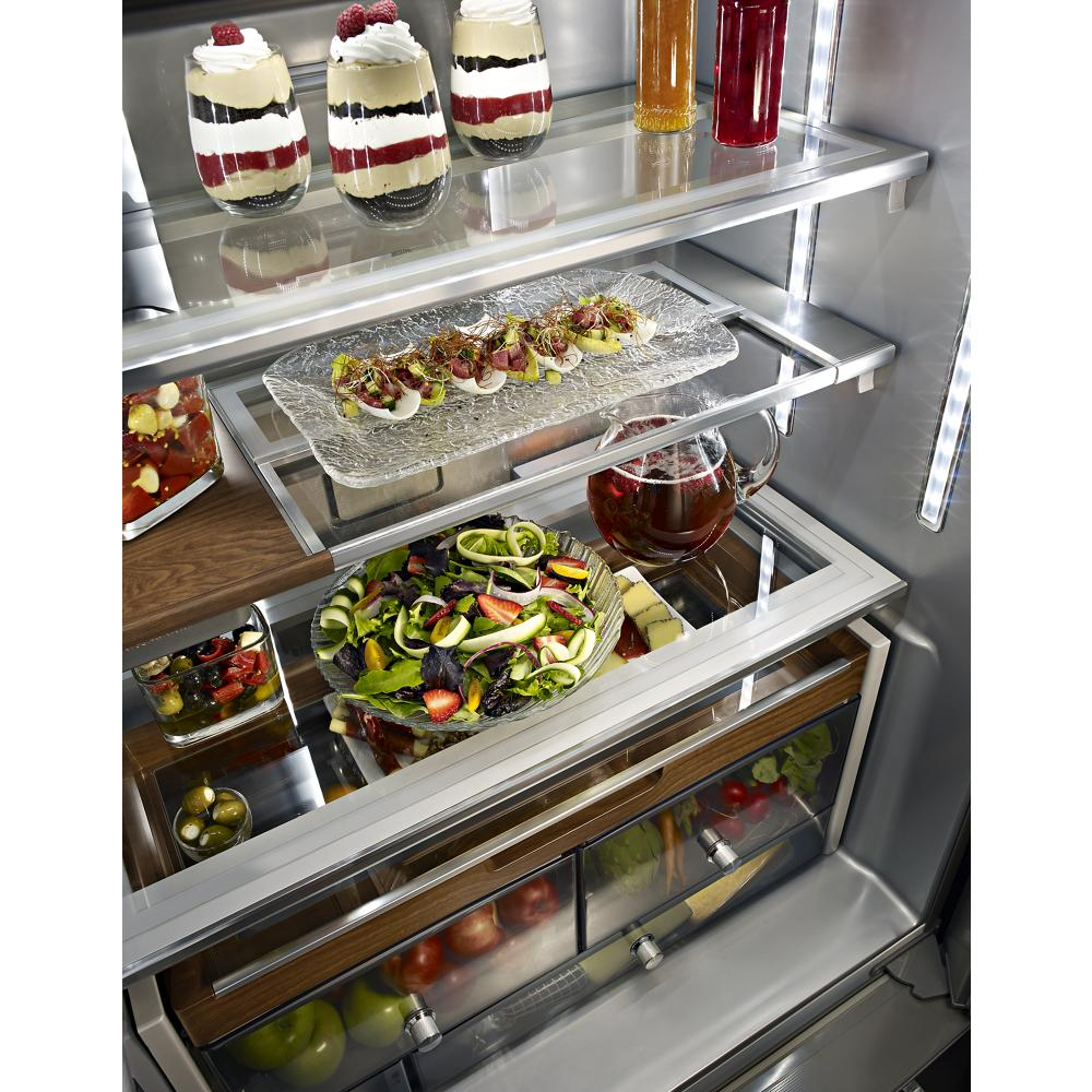 23.8 cu. ft. 36" Counter-Depth French Door Platinum Interior Refrigerator with PrintShield™ Finish