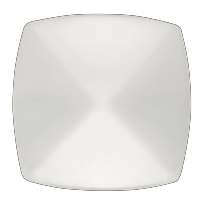 Square chrome cabinet knob with minimalist modern design for hardware and furniture accessories collections