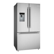 500 Series, French Door Bottom Mount Refrigerator, 36'', Brushed steel