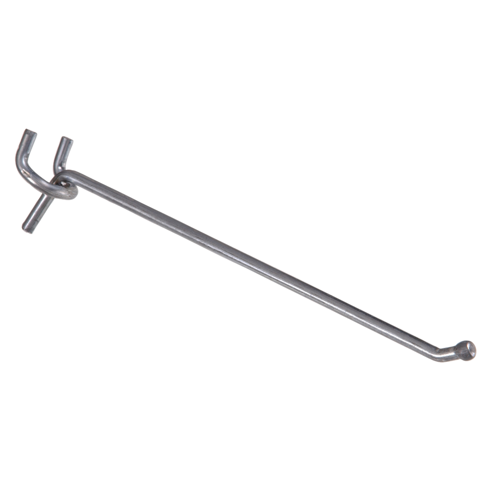Hardware Essentials Pegboard Single Hook Zinc (0.207" x 8")