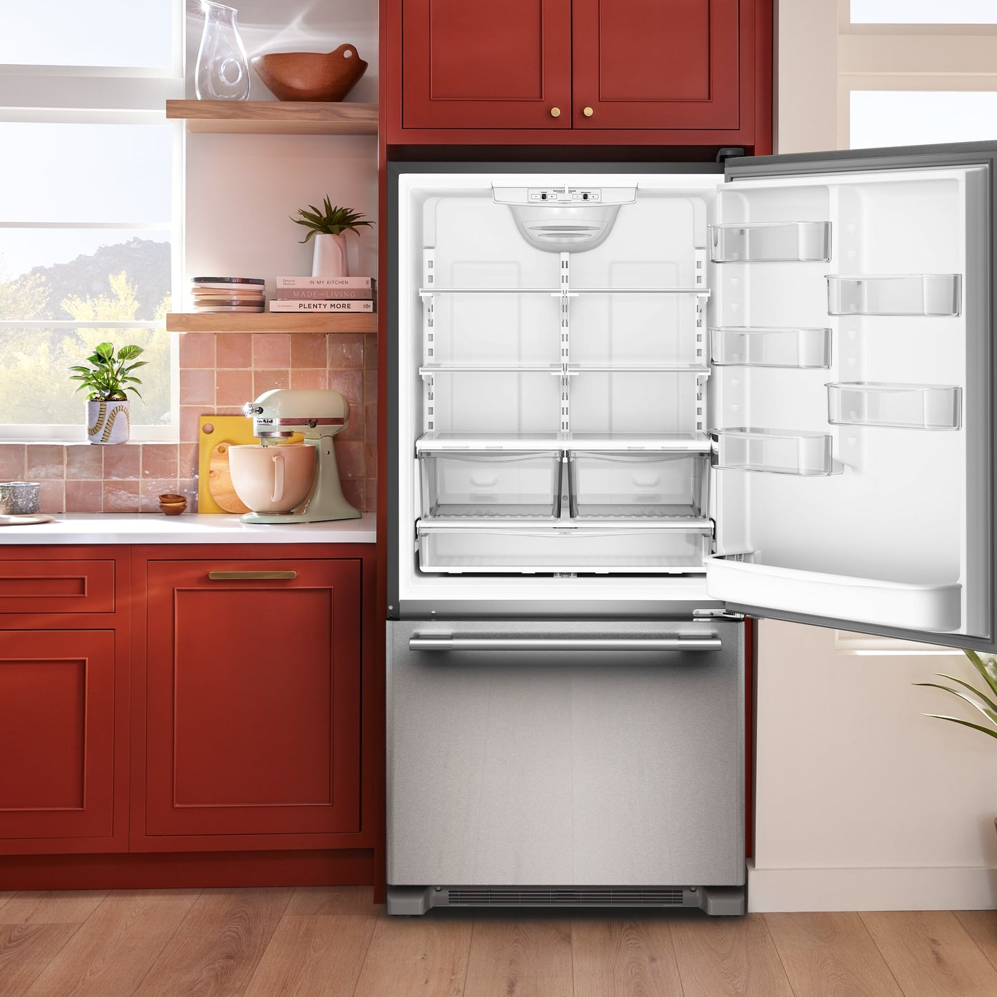 22 Cu. Ft. 33-Inch Standard-Depth Bottom Mount Refrigerator with Right Door Swing