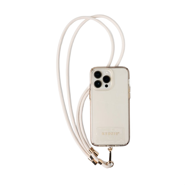 Soft vegan leather smartphone lanyard with clear case attachment in Accessories and Bags & Wallets under $50 collection
