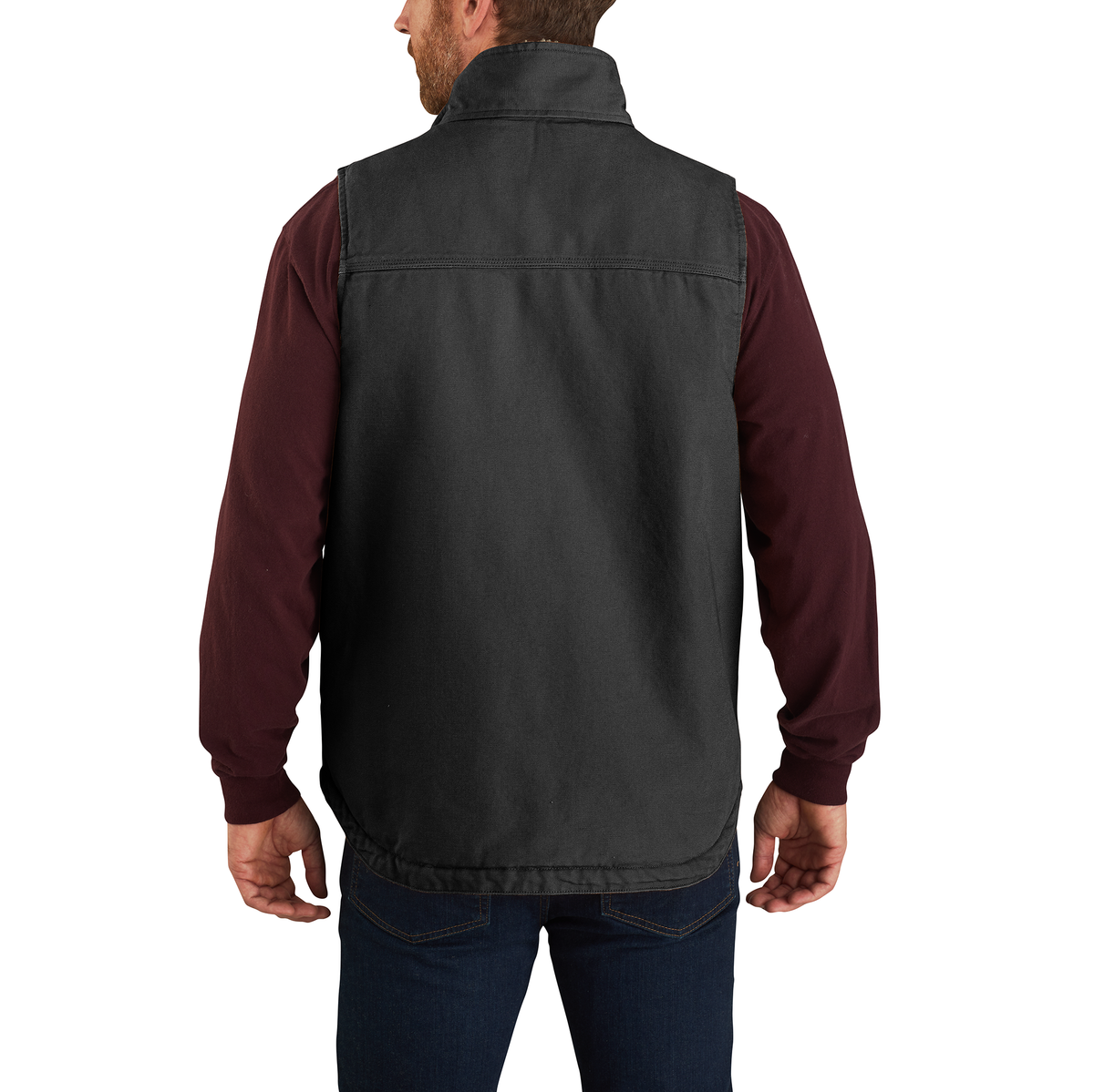 Carhartt Men's Washed Duck Mock-Neck Vest