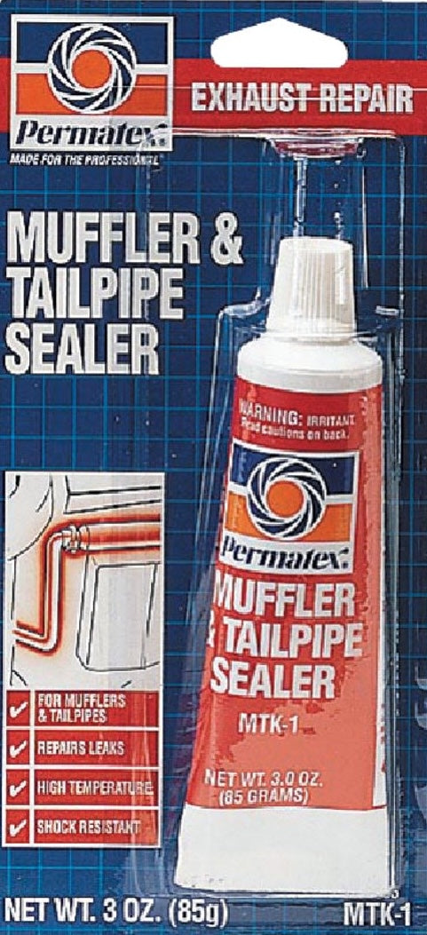Tube of Permatex muffler and tailpipe sealer for exhaust repair in paint and supplies under $50 collection