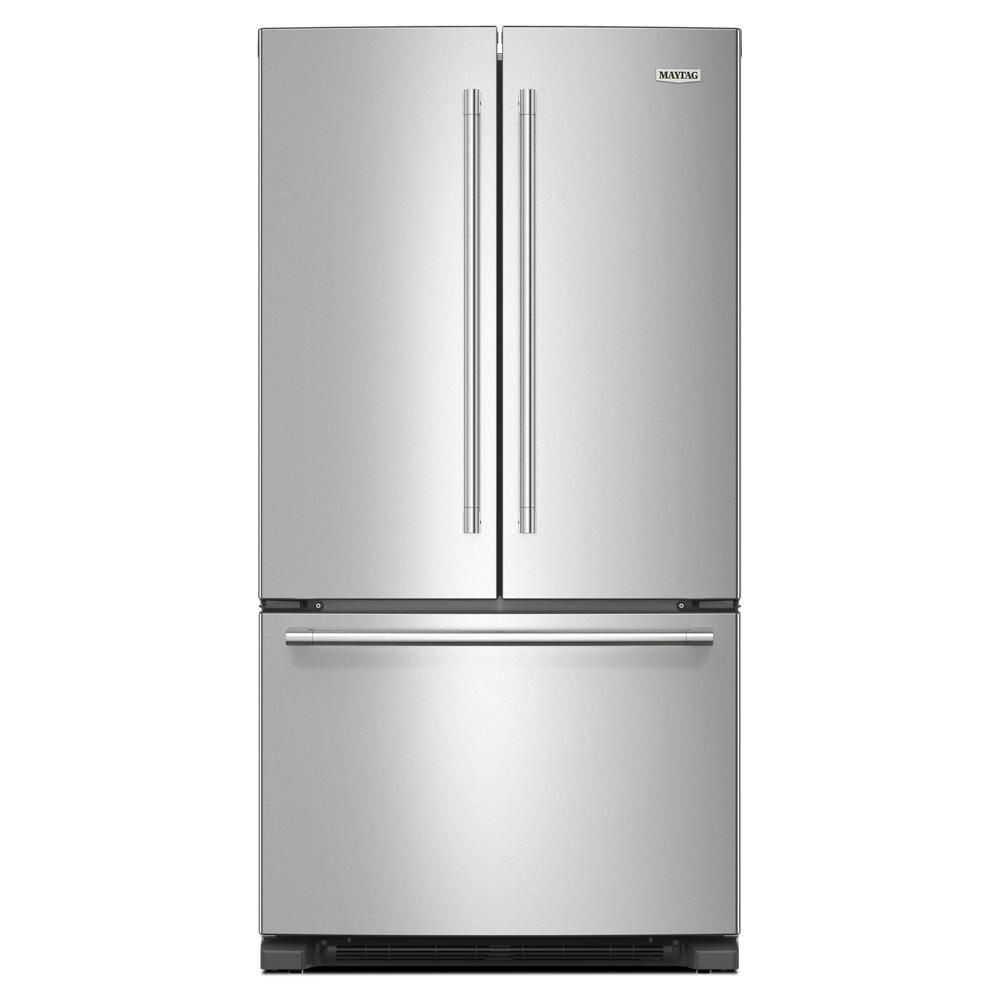 stainless steel French door refrigerator with bottom freezer in refrigerators and kitchen appliances collection