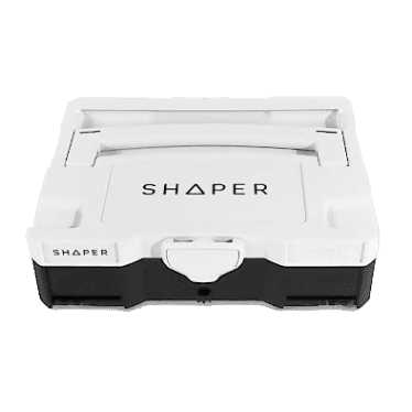 Modular white and black customizable storage case made from durable ABS for woodworking and home improvement tools under $100